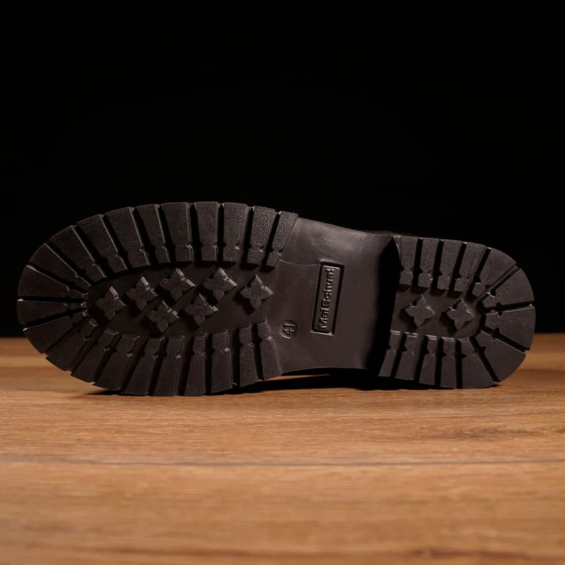MeiSchua! Haferlschuhe Paul Schwarz Glattleder