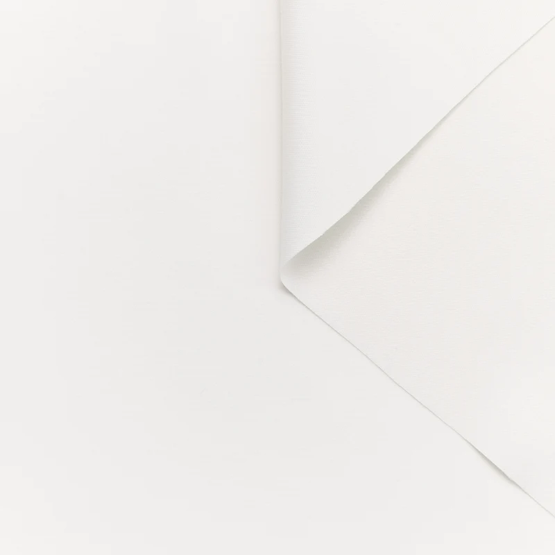Pantalon à pinces en laine froide blanc