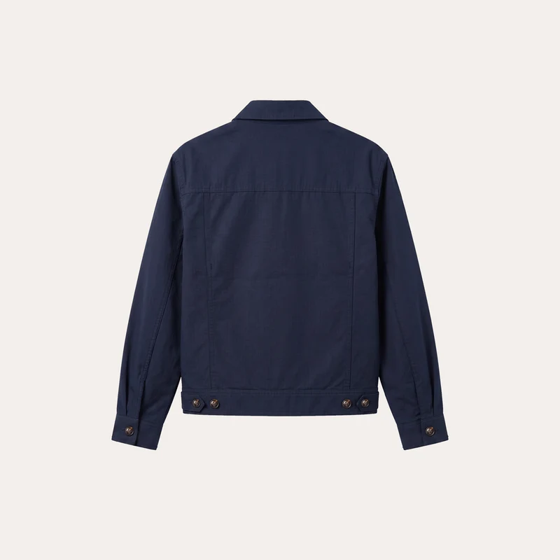 Blouson en ripstop coton japonais marine