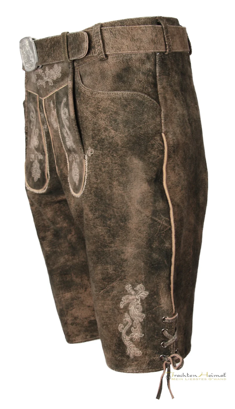 Lederhose Hammerschmid Herren Grainau antik braun