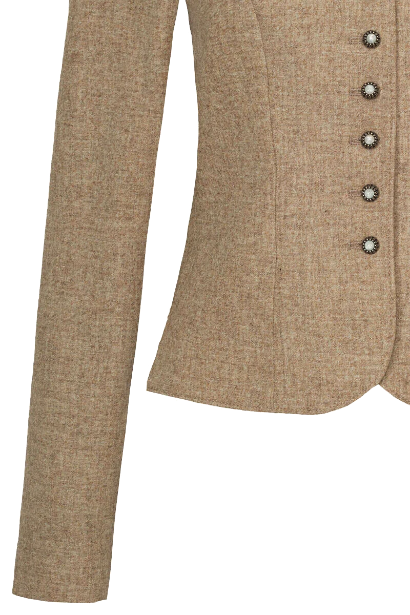 Damen Trachten Lodenblazer Stretch - beige