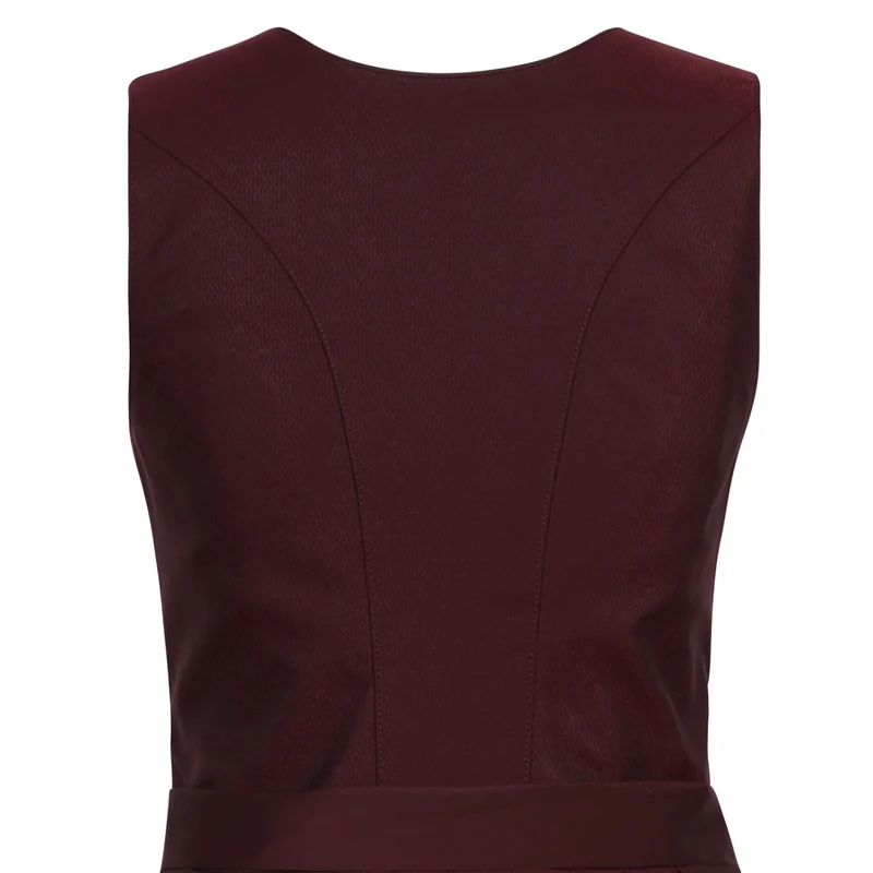 MarJo Dirndl Vordernberg Wine Gerader Ausschnitt Knopfleiste 70cm