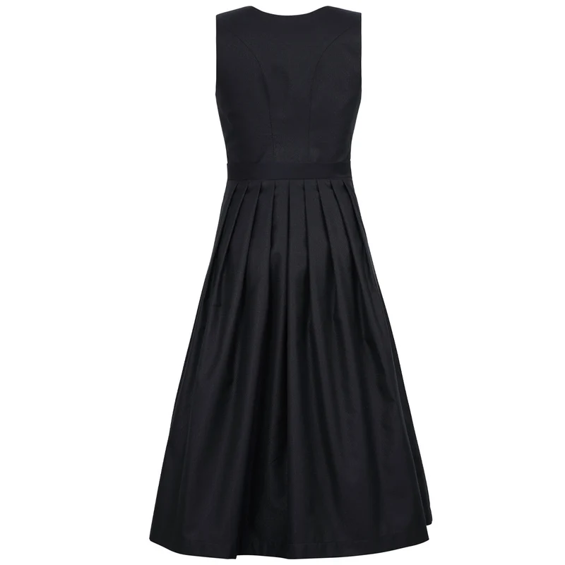 MarJo Dirndl Vordernberg Midnight Gerader Ausschnitt Knopfleiste 70cm