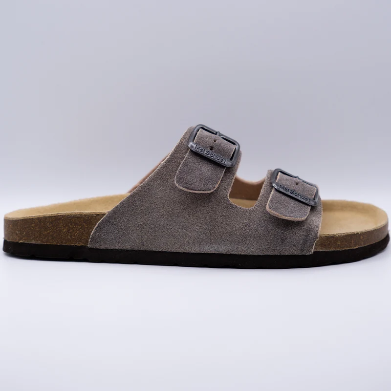 MeiSchua! Damen Trachten Sandalen Leder Pantoletten