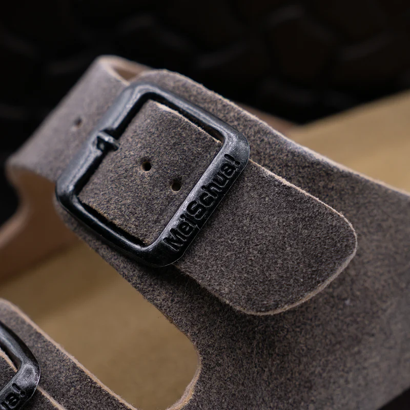MeiSchua! Damen Trachten Sandalen Leder Pantoletten