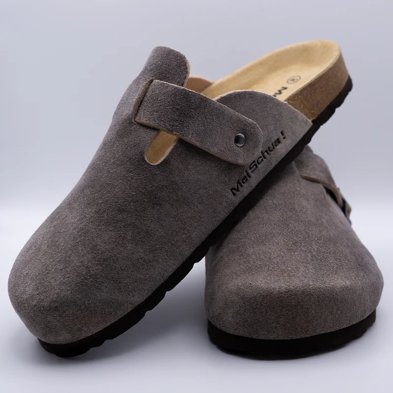 MeiSchua! Trachten Sandalen Leder Geschlossene Pantoletten
