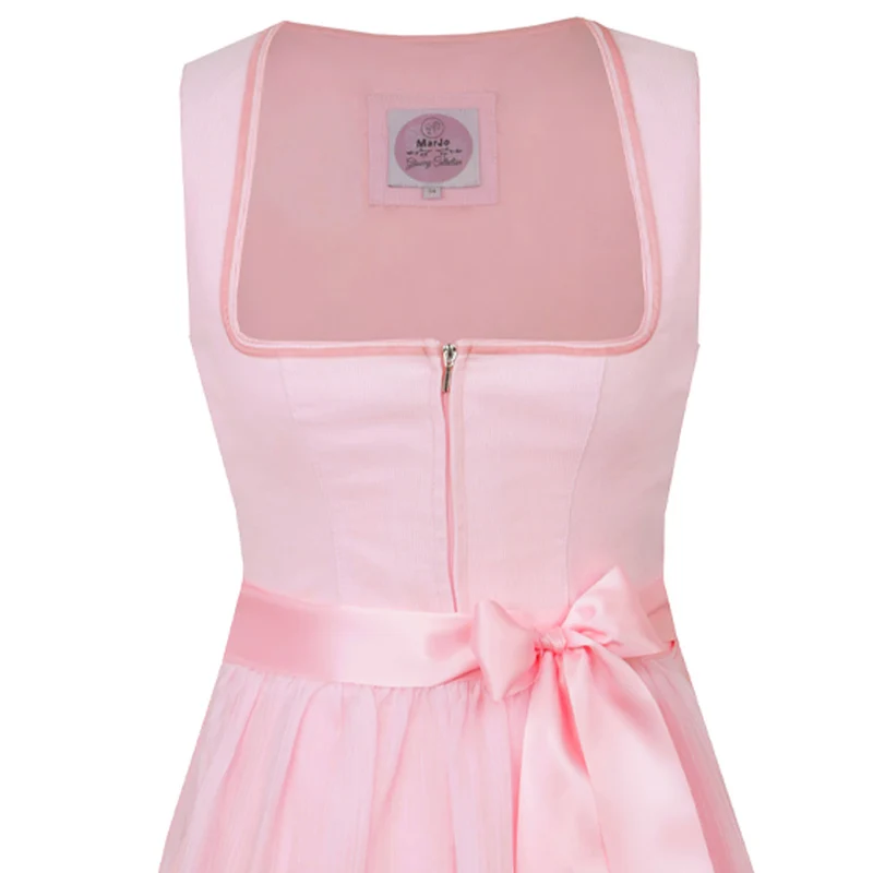 MarJo Dirndl Hofstetten Puderrosa Reißverschluss 65 cm