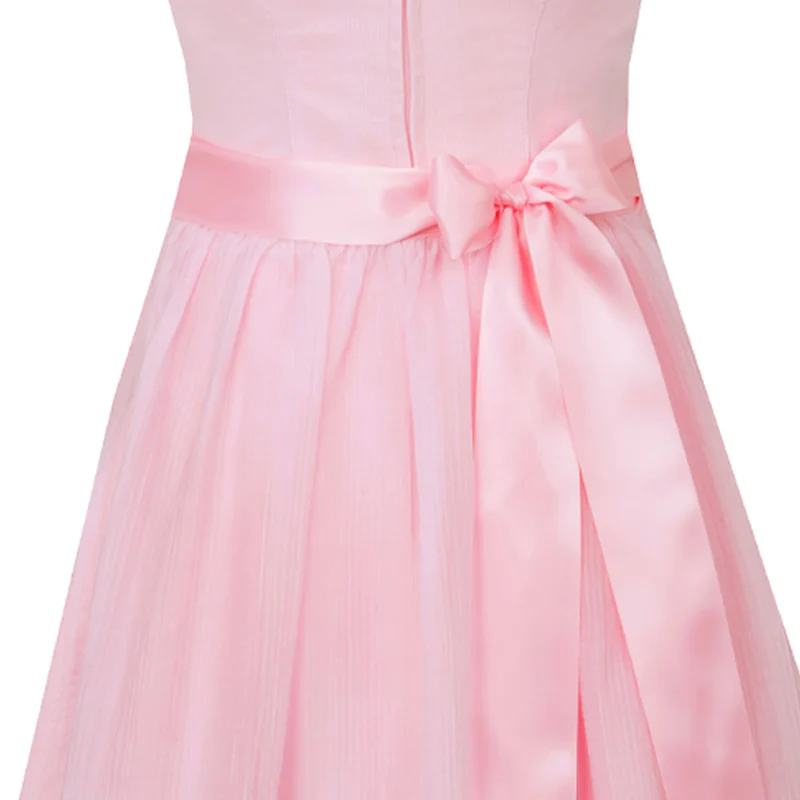 MarJo Dirndl Hofstetten Puderrosa Reißverschluss 65 cm