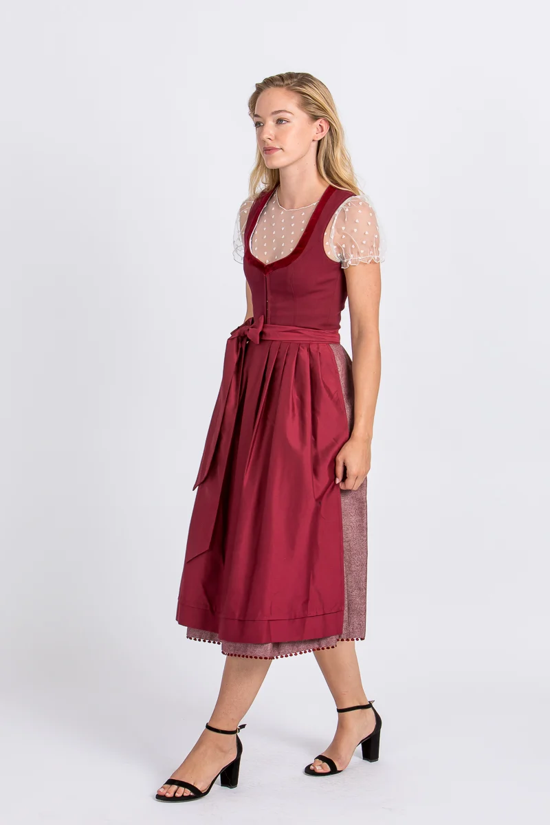 Heimatglück Dirndl Giulia vino