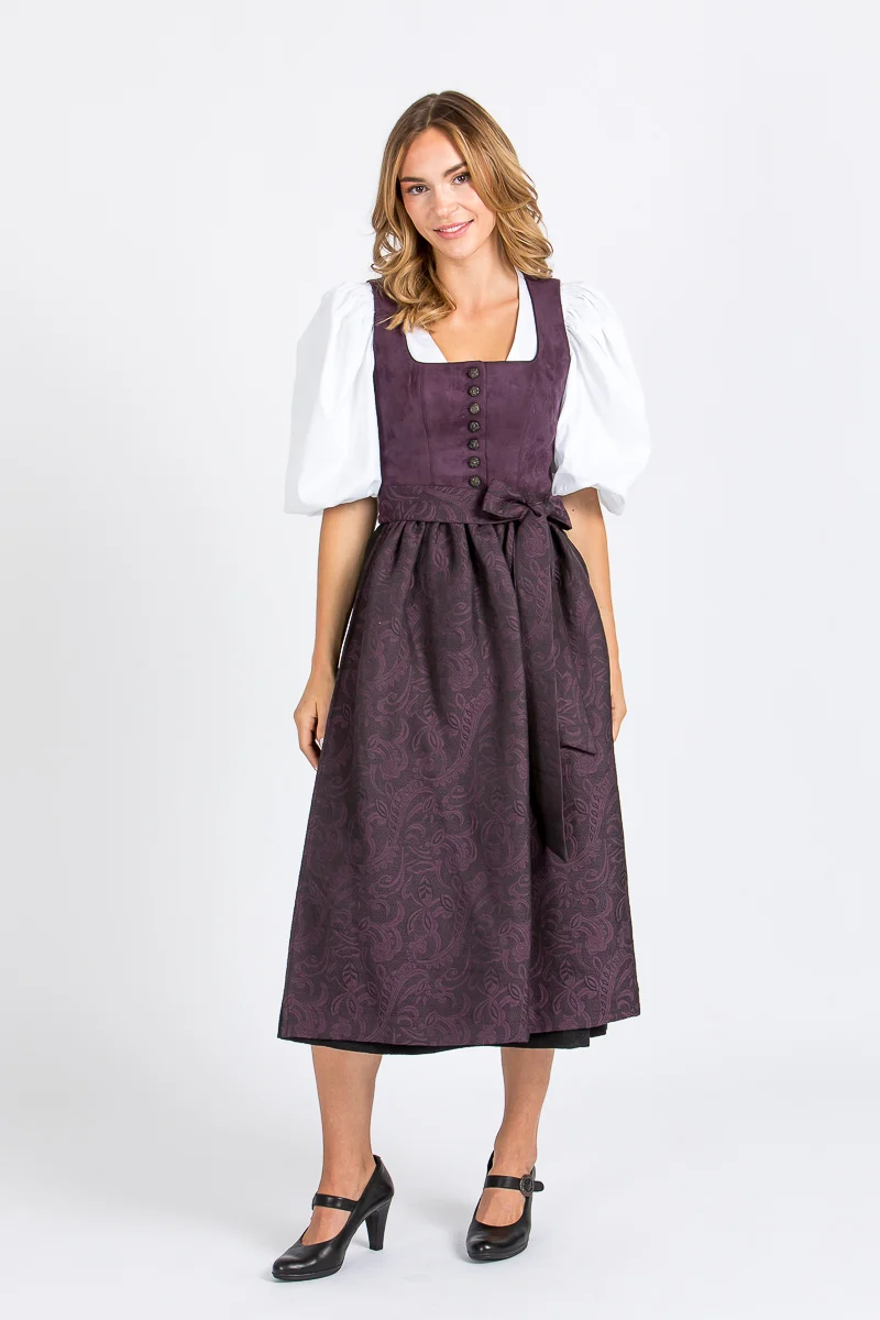 Almliebe Dirndl Amalie violet