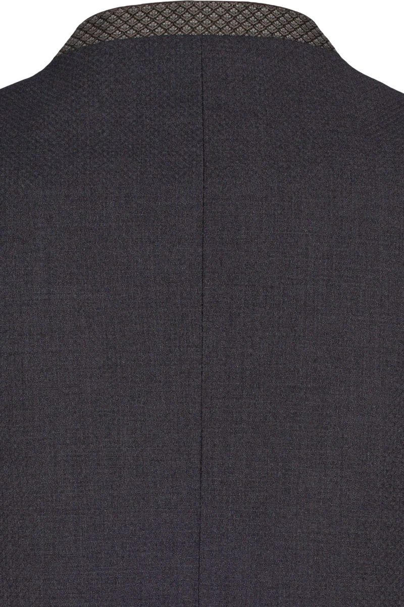 Herren Trachtenweste elastisch mit Jacquardmuster - braun