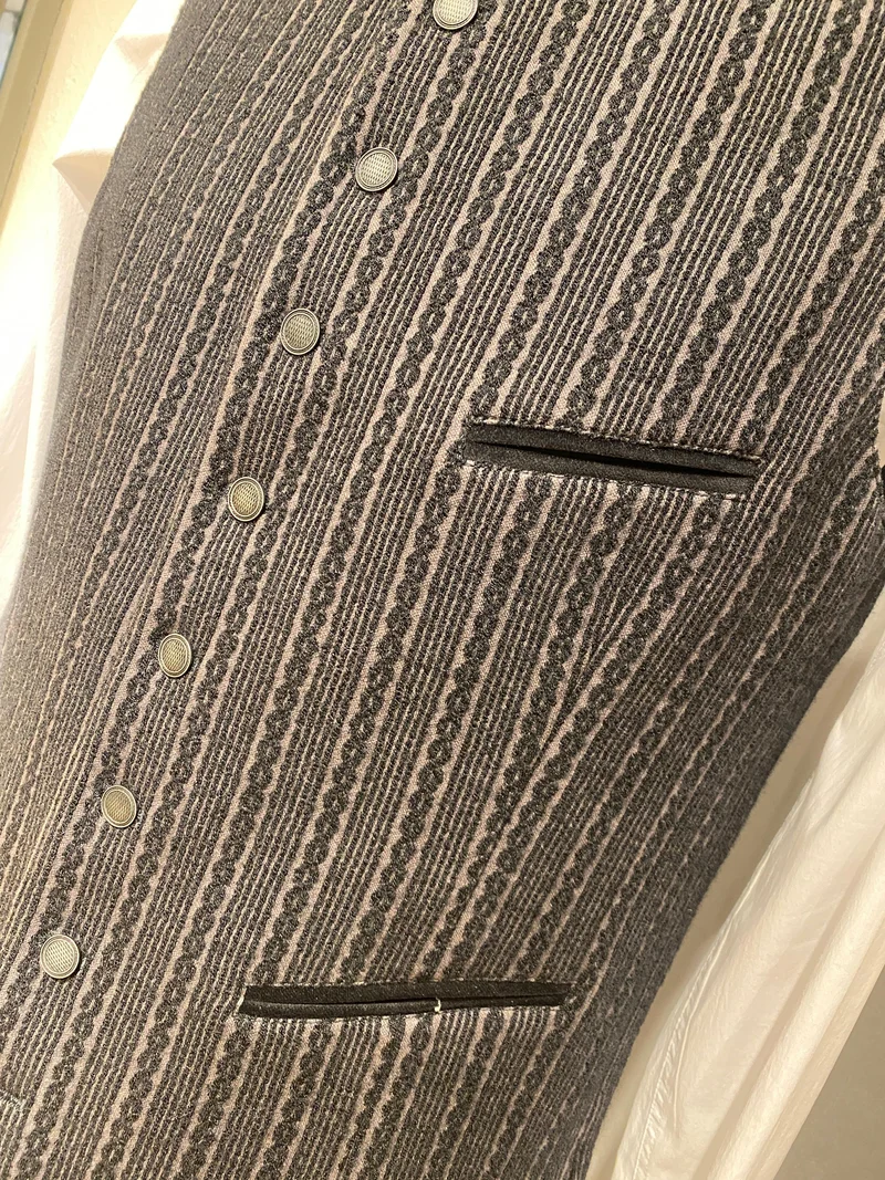 Trachtenweste G'weih & Silk schwarz