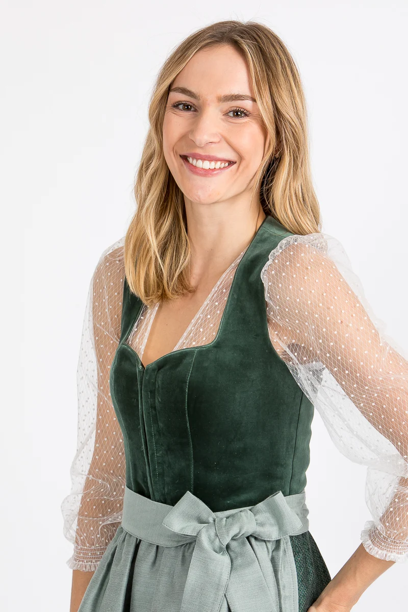Almliebe Dirndl Christl grün