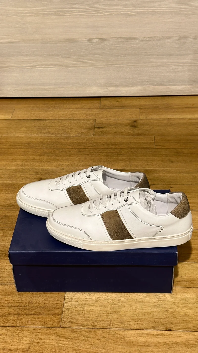 Trachtenschuh Sneaker Weiß/Bajra