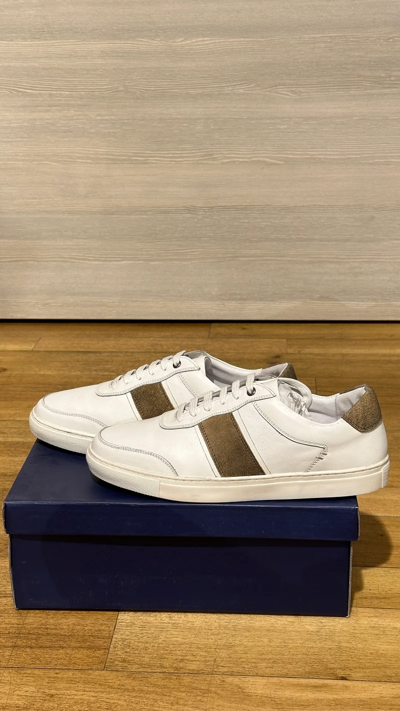 Trachtenschuh Sneaker Weiß/Bajra