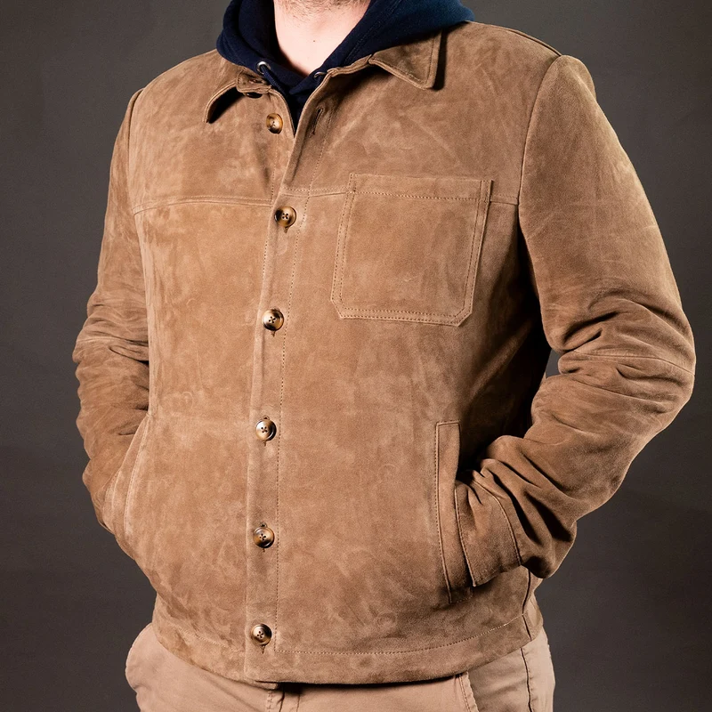 Datschi Trachten Lederjacke Rene Cargojacke