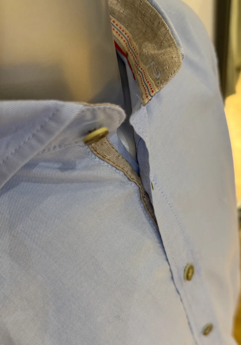 Trachtenhemd Pure hellblau Modern Fit