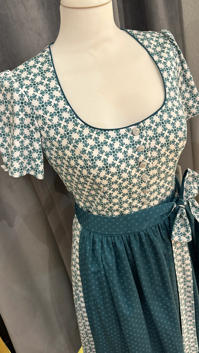 Dirndl Anno Domini Design Liselotta Stretch petrol 80cm