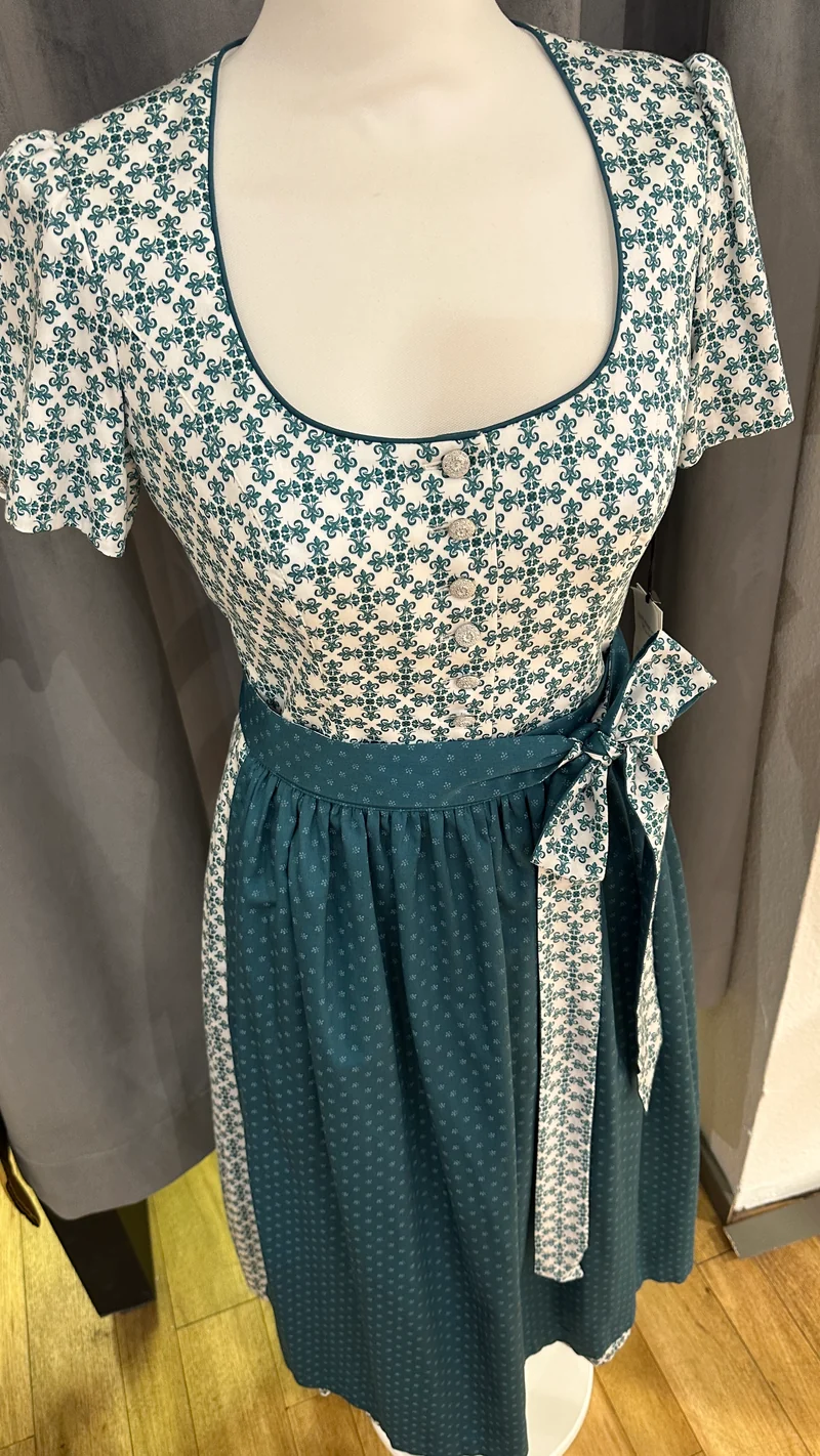 Dirndl Anno Domini Design Liselotta Stretch petrol 80cm