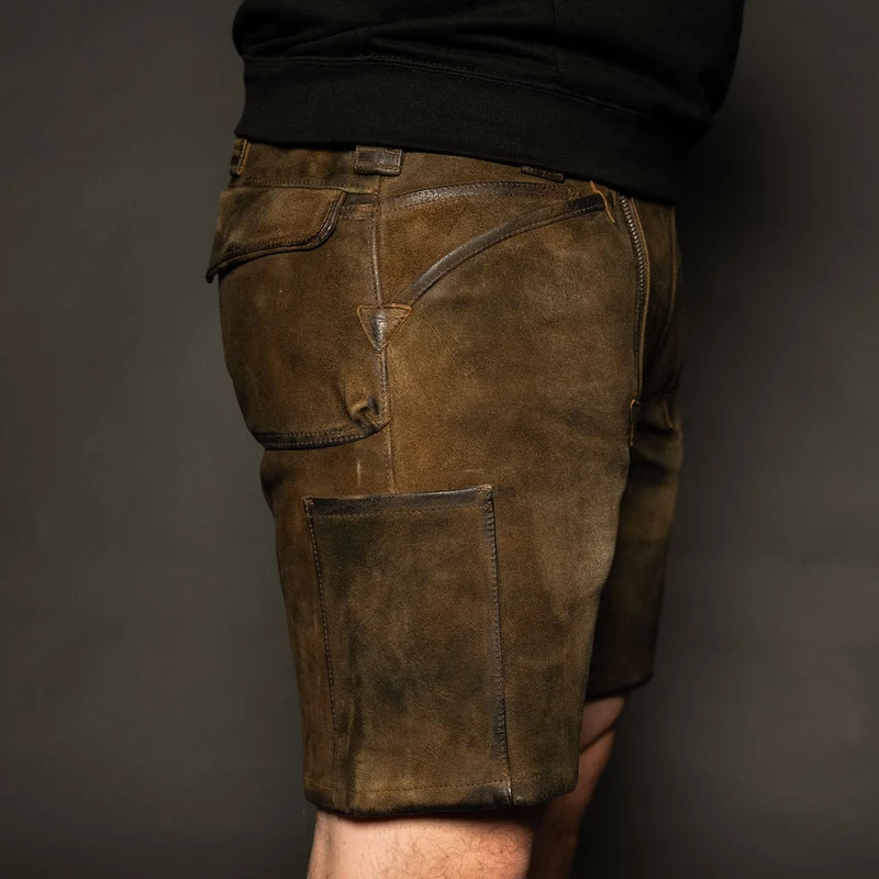 Datschi Trachten Zunft Lederhose Richtfest Braun