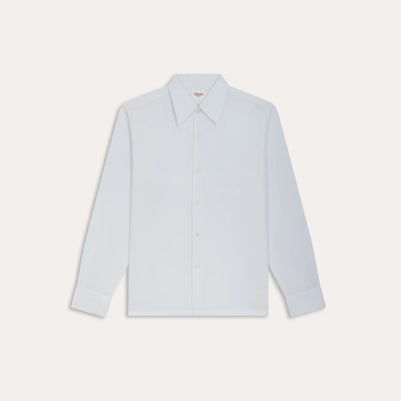Chemise en coton giro inglese blanc