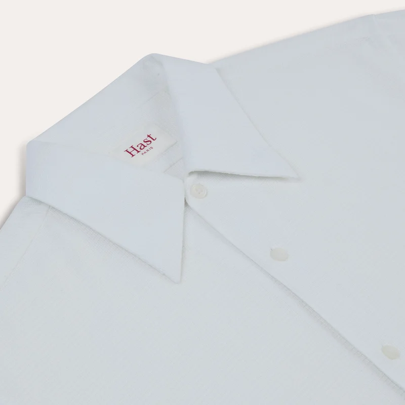 Chemise en coton giro inglese blanc