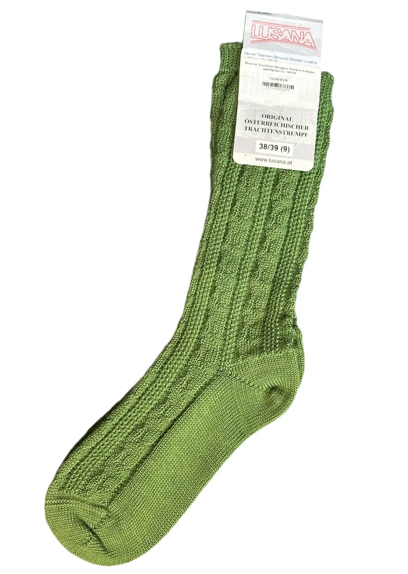 Herren Trachten Schopper Socken Lusana apfelgrün