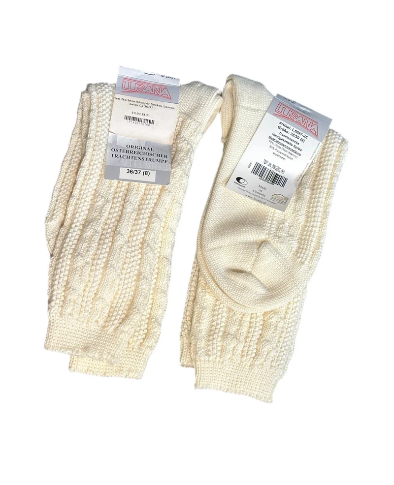 Herren Trachten Schopper Socken Lusana Natur