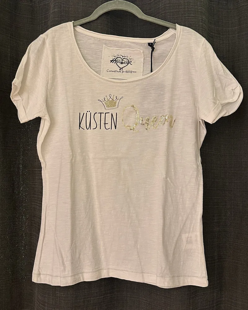 Tshirt Hangowear Küstenqueen off-white