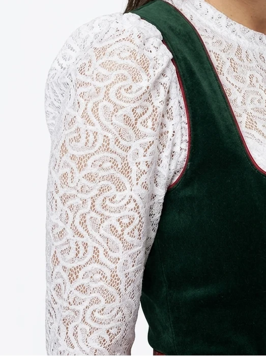Hammerschmid Spitzen Dirndlbluse Alina weiß