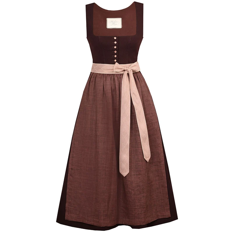 Madame Marie Dirndl Thessara Schoko Traube 75cm