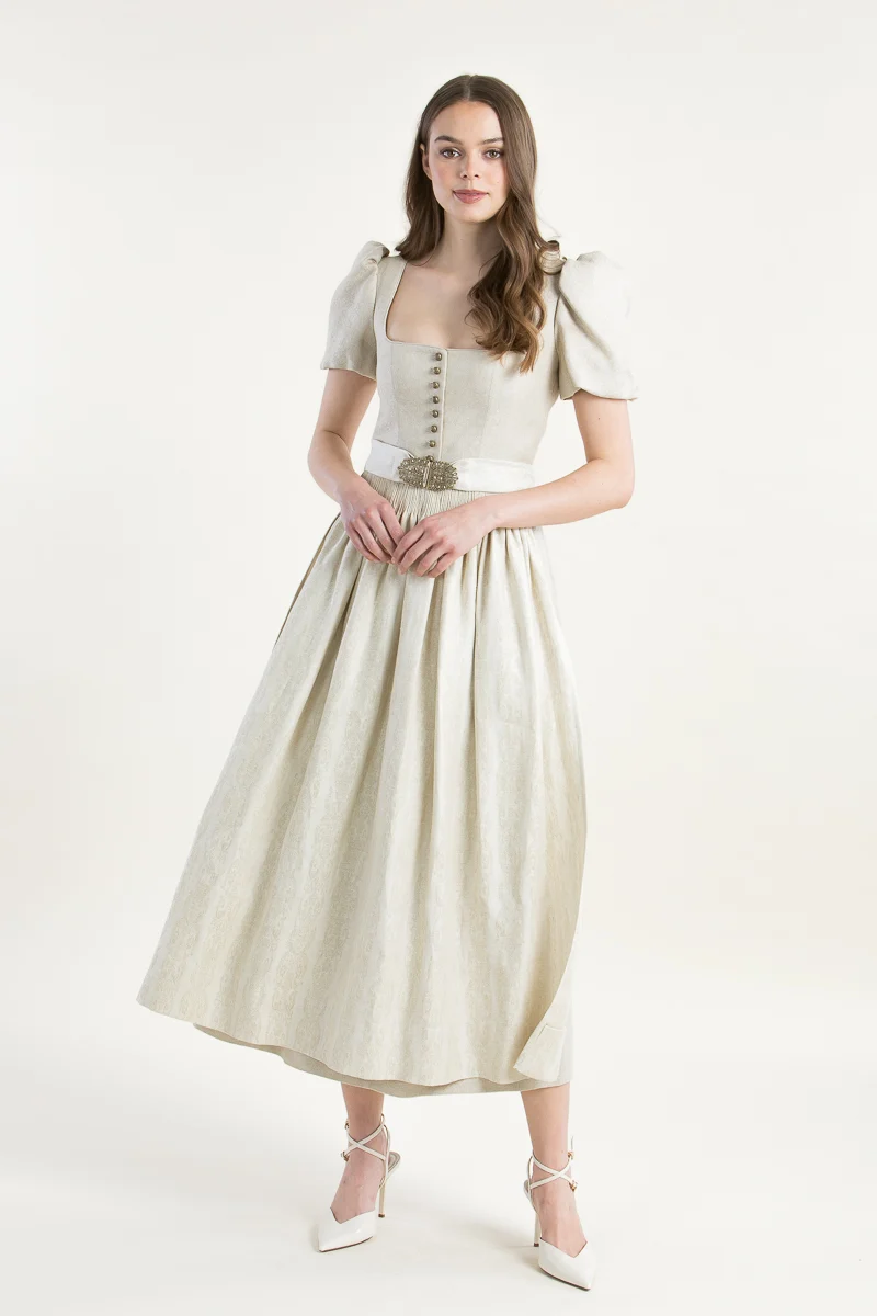 Gottseidank Ärmeldirndl Laura offwhite