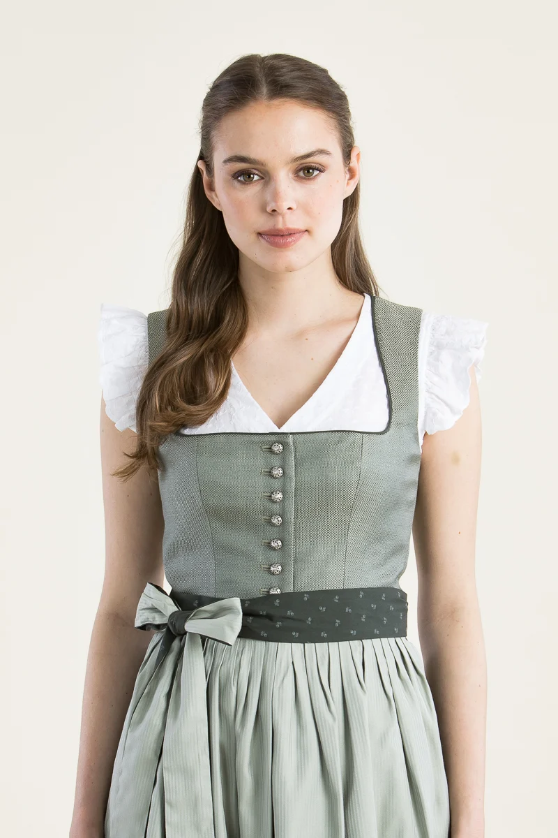 Berwin & Wolff Dirndlbluse Flügelarm Weiß
