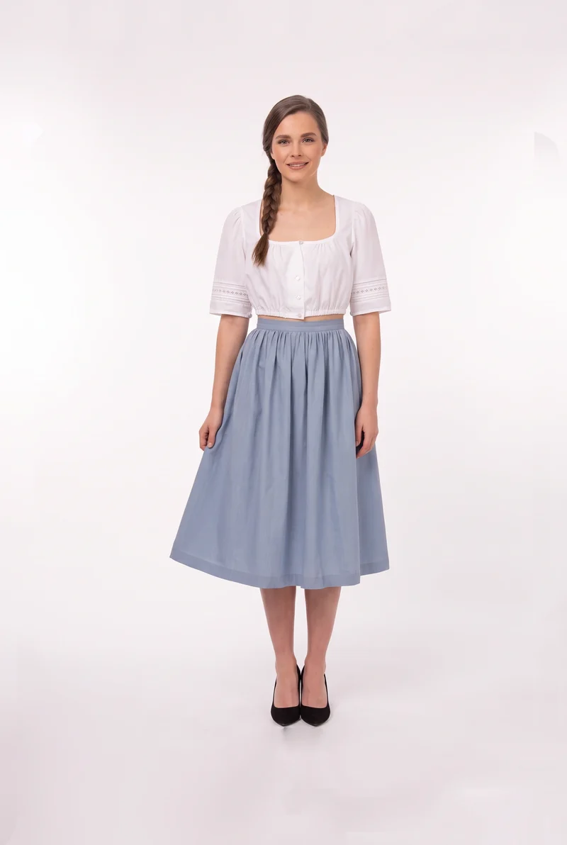 Dirndlbluse Weiss