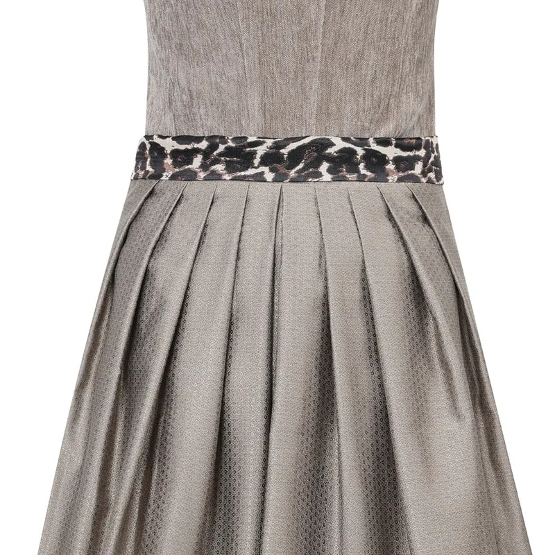 MarJo Dirndl Oberhofen Sand Leo Flügelarm Abnehmbar 70cm