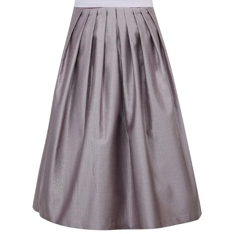 MarJo Dirndl Hochwinkel Pflaume abnehmbare Flügelärmel 70cm