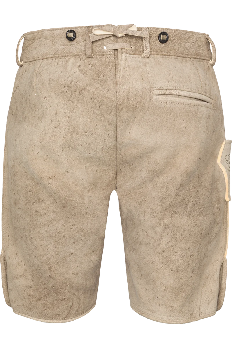 Herren Lederhose kurz aus Hirschleder