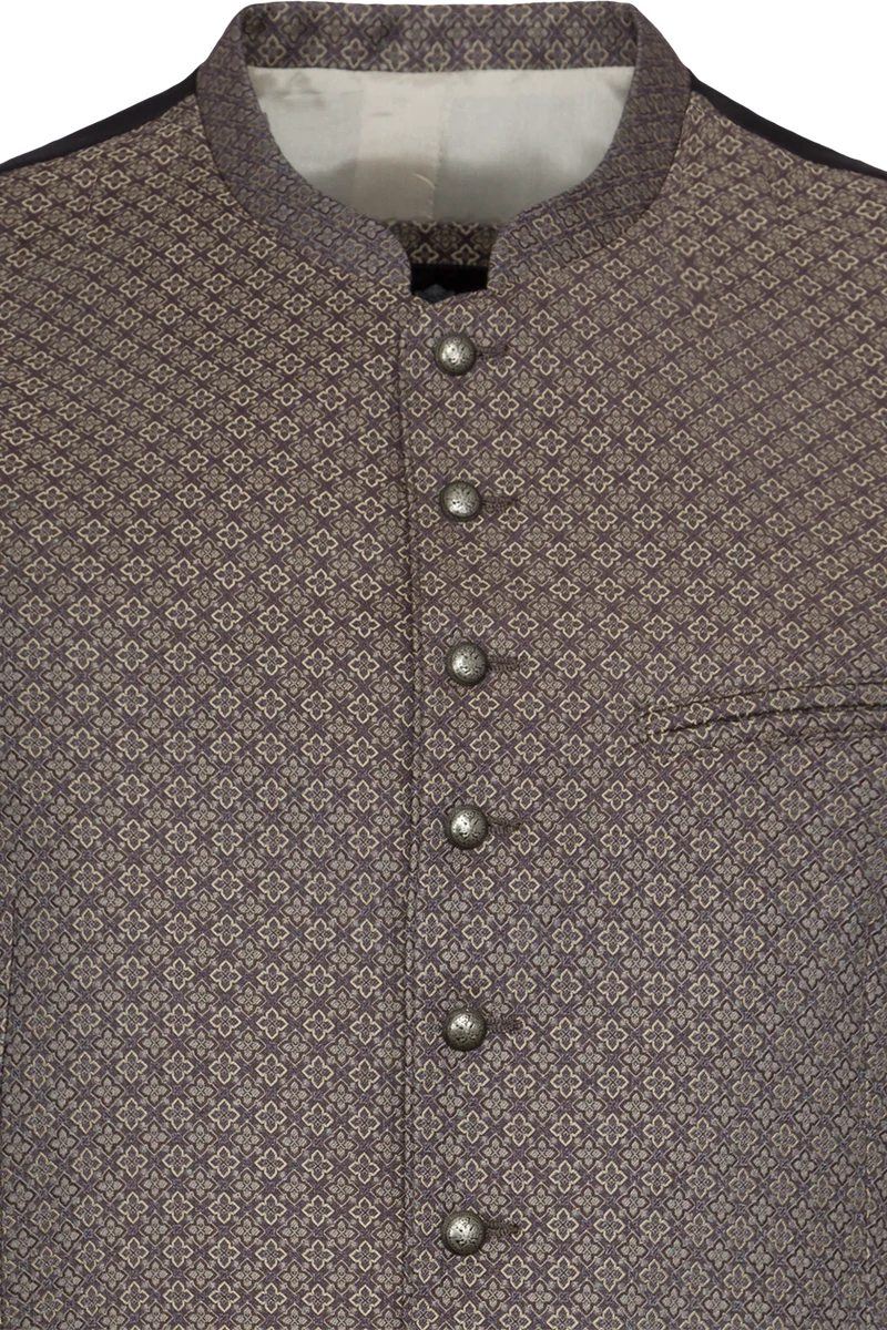 Herren Trachtenweste Slim-Fit gemustert