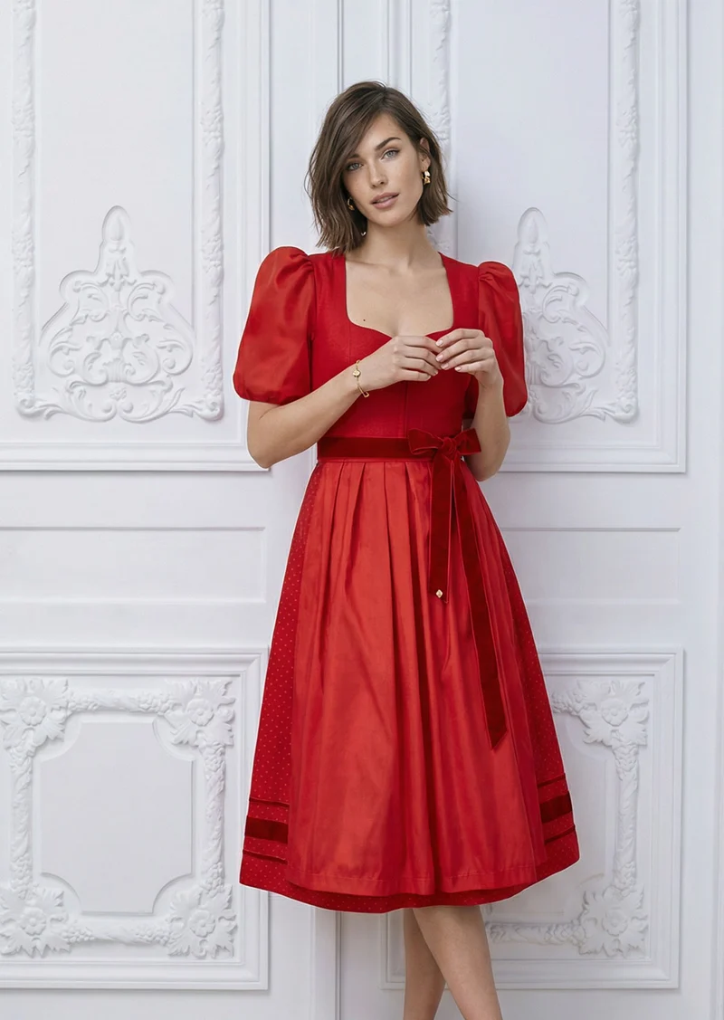 Dirndl Marie TWIN mit Flügel/Puffarm