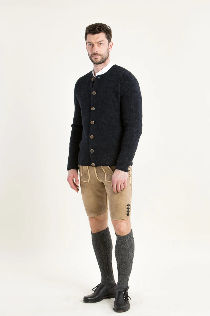Gottseidank Strickjanker Toni carbonblau