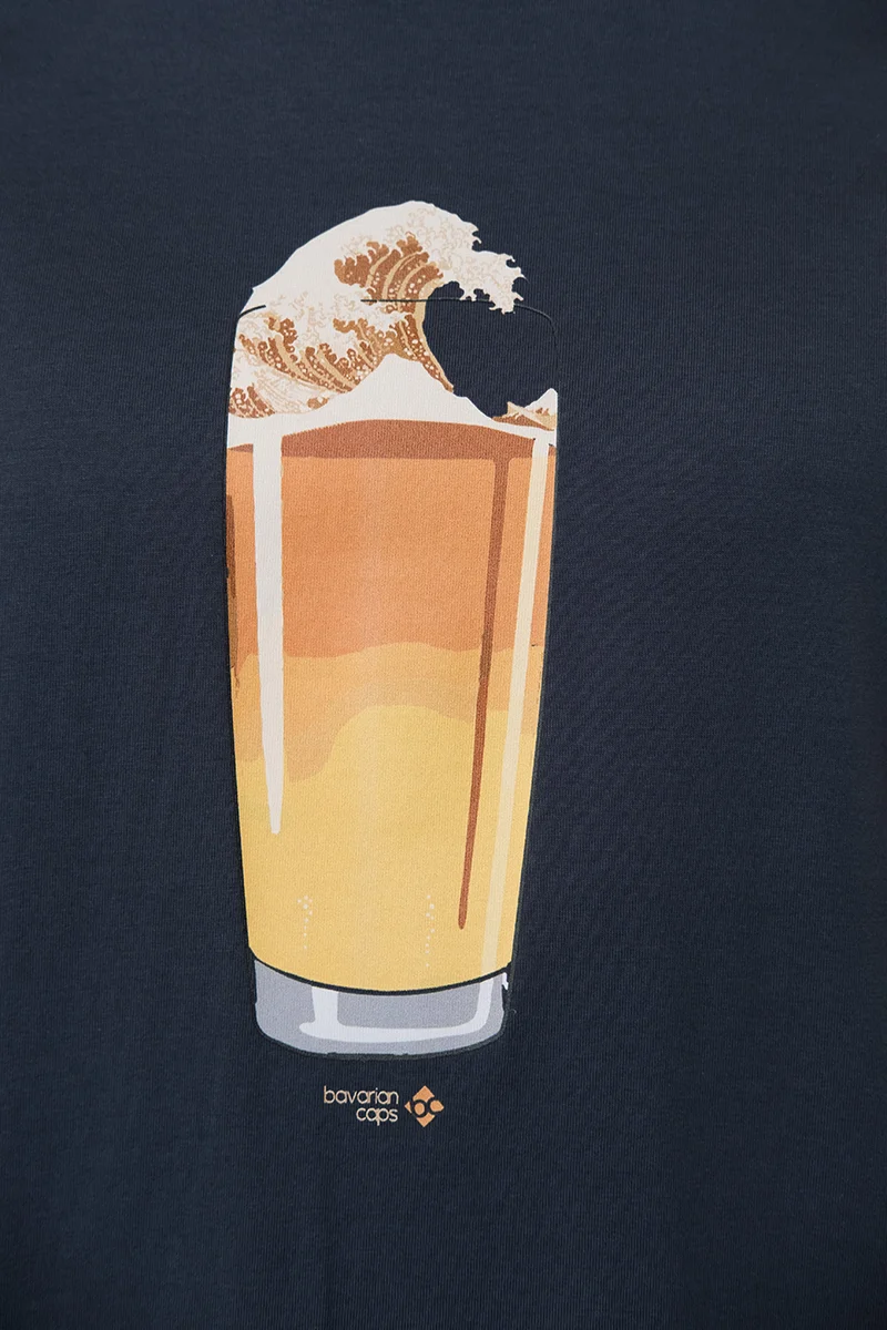 Herren T-Shirt 'Bierwelle'
