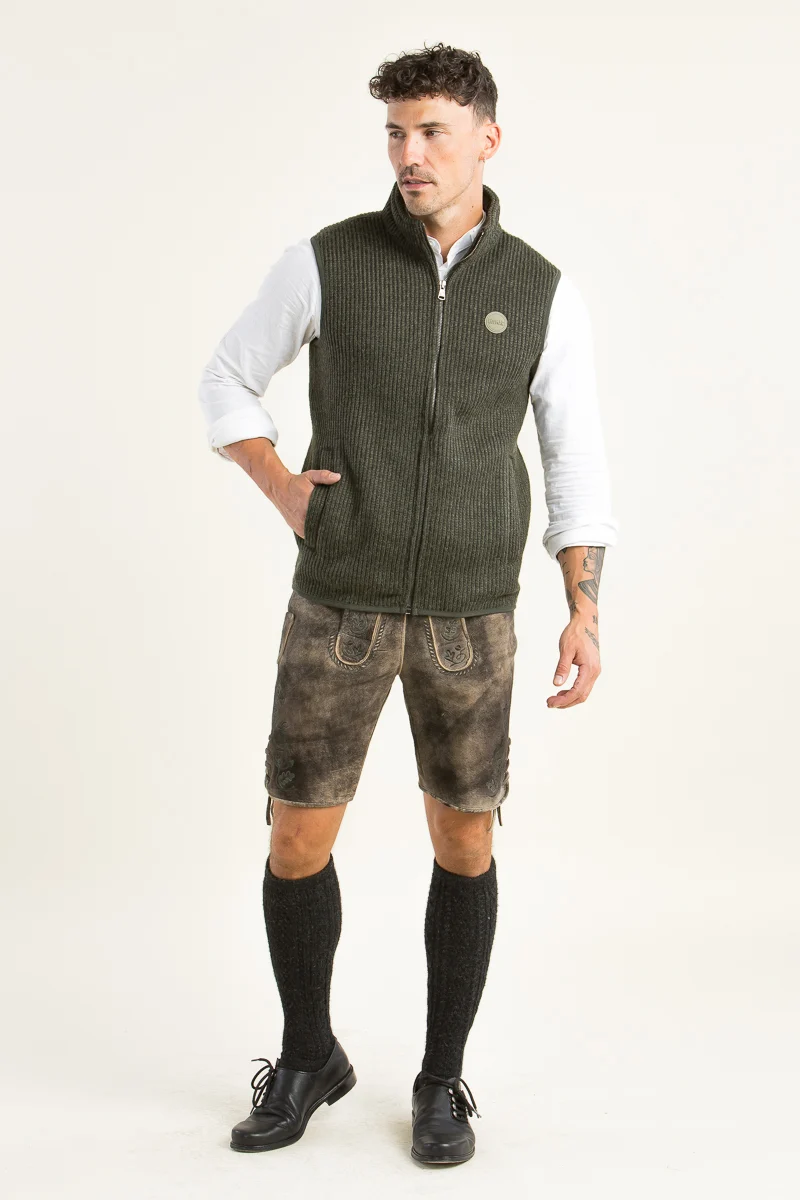 Kurze Spieth & Wensky Lederhosen Botwin rum