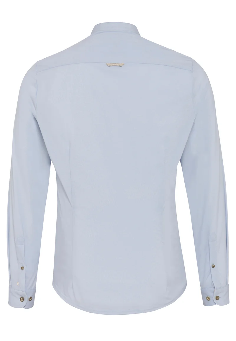 PURE Trachtenhemd Functional Slim Fit langarm hellblau