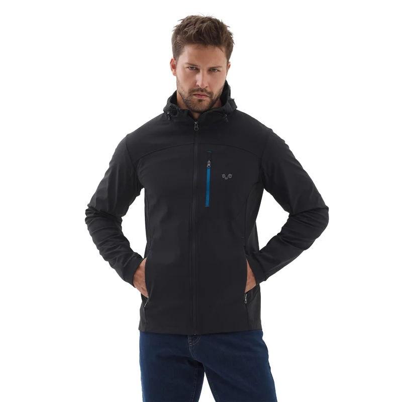Windbreaker Jacke Herren- RIDGE - Merino Inside