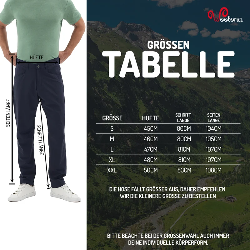 Traveler Hose – Herren – Merino
