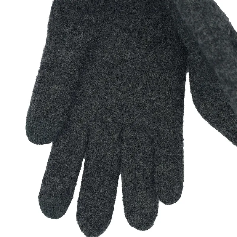 Merino Winterhandschuhe - 100% Merinowolle - Touchscreen-fähig & Warm