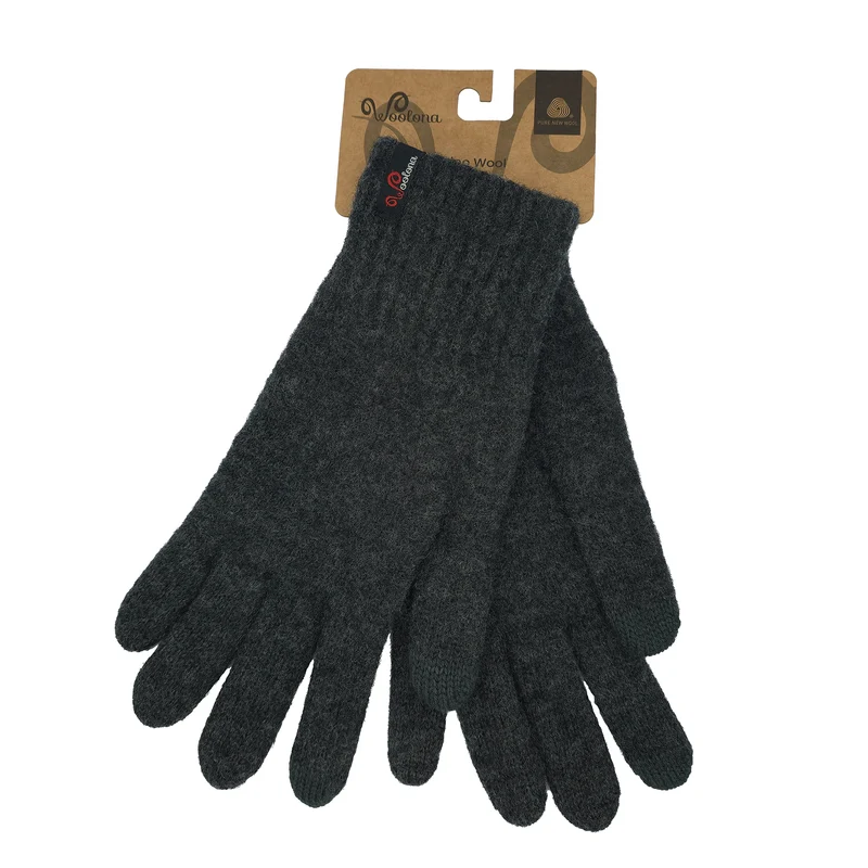 Merino Winterhandschuhe - 100% Merinowolle - Touchscreen-fähig & Warm