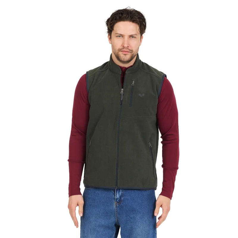 Merino Weste MISTRAL - Polarfleece - Merinowolle