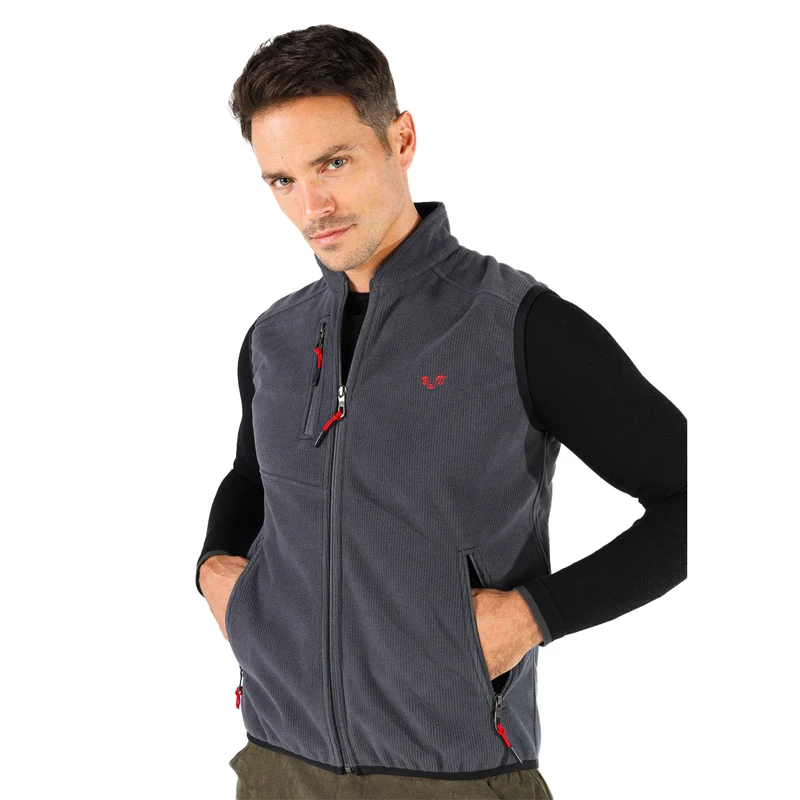 Merino Weste MISTRAL - Polarfleece - Merinowolle
