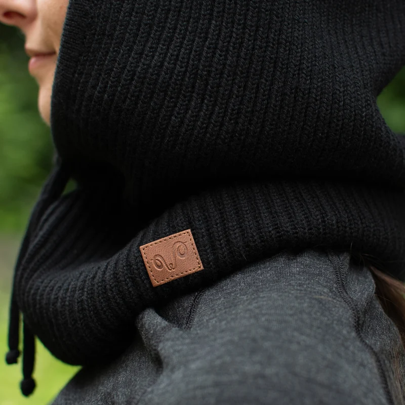 Kapuzenschal Balaclava - Fjara - 100% Merinowolle